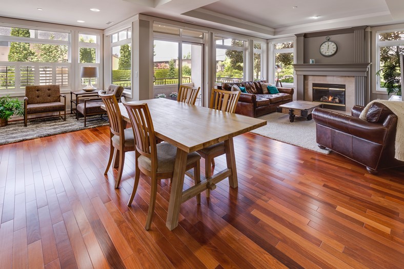 Family Room Hardwood Flooring